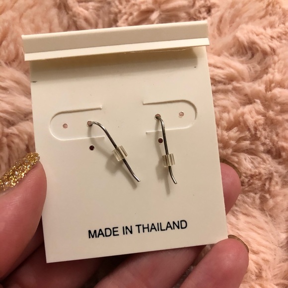 NWT Jenna Blue Sterling Silver Collection Earrings - Picture 2 of 3